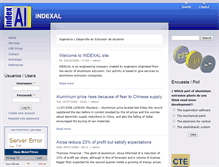Tablet Screenshot of indexal.com